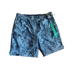 Speedo Men’s Blue Floral Hawaiian Swim Shorts Sz XL NEW